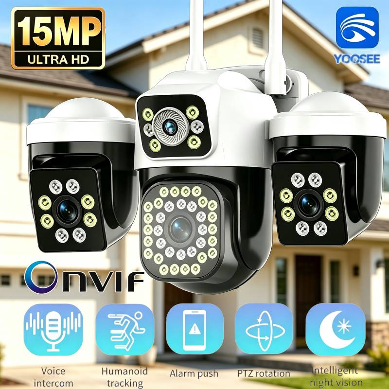 Smart Home Kamera - YOOSEE Ev Tipi 15MP IP Kamera,