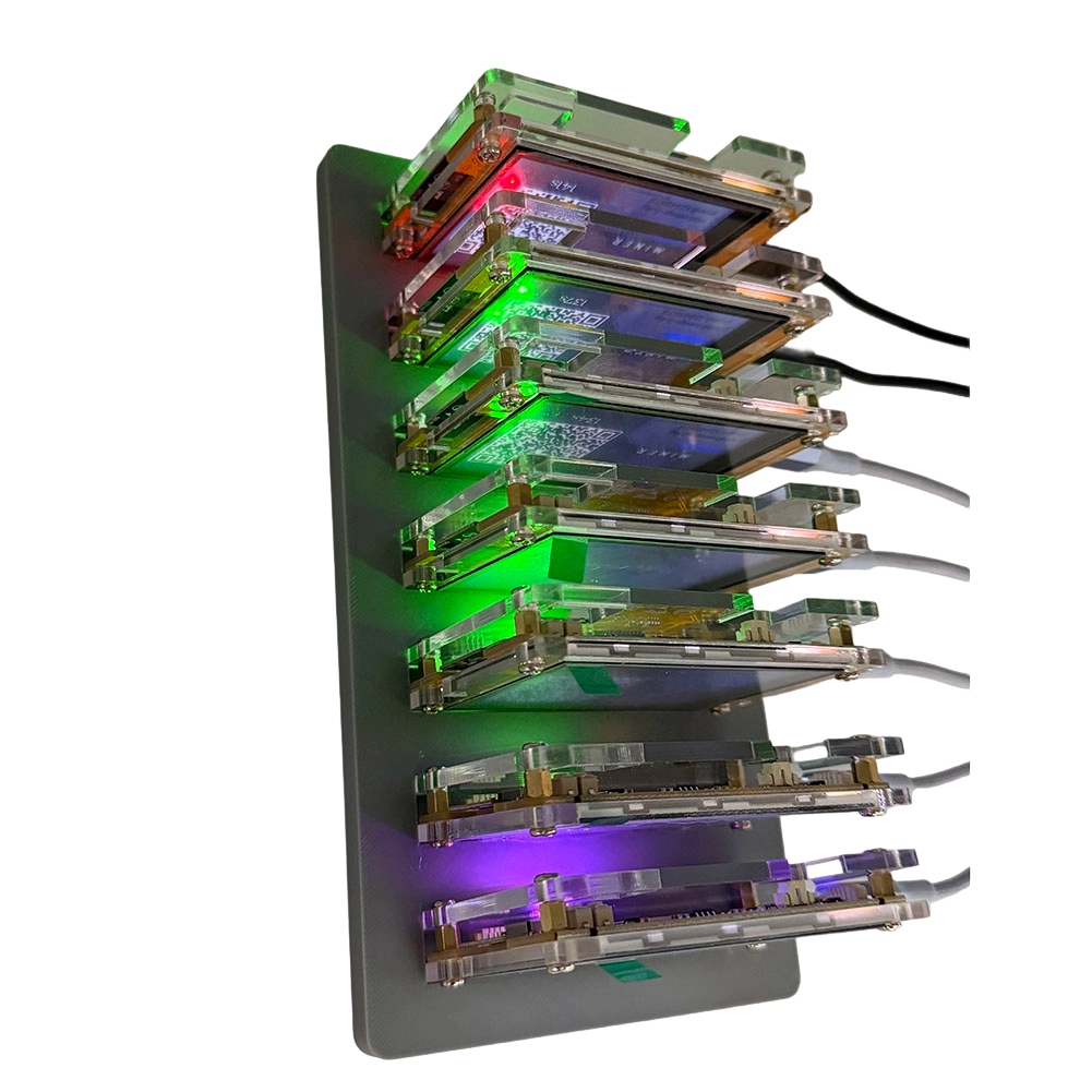 Upgrade Smart Home - 7X 1030KH/S Nerdminernmminer+7 Slotlu Taban Yükseltilmiş