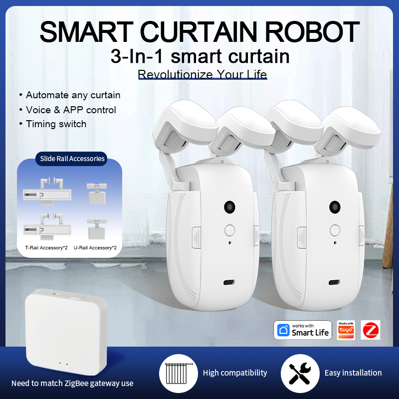Curtain Motor - ZigBee 3'ü 1 arada akıllı elektrikli