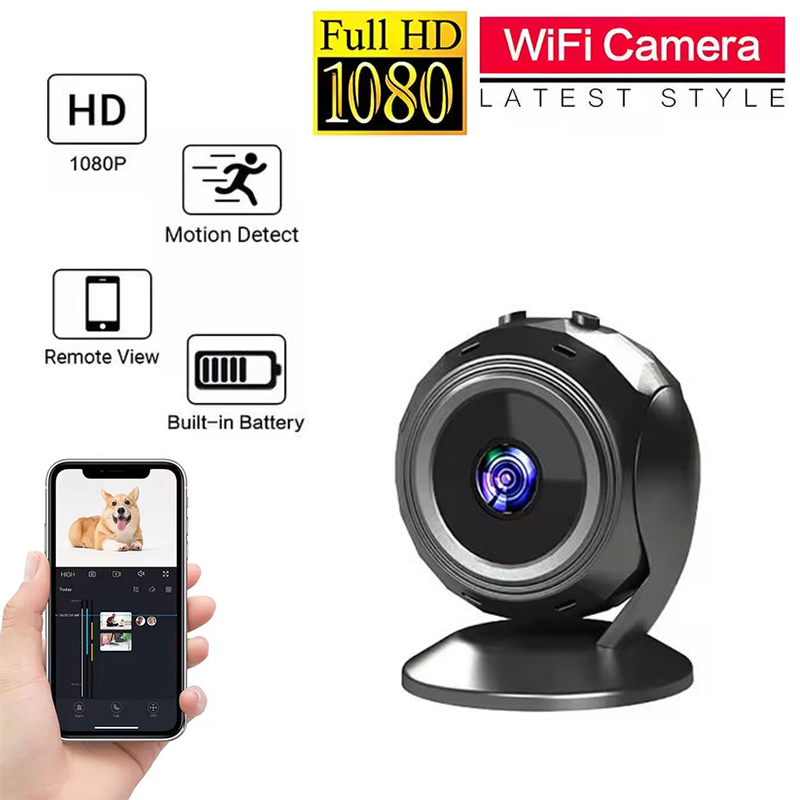 Smart Home Kamera - Mini Wifi Kamera 360 ° Döndürülmüş