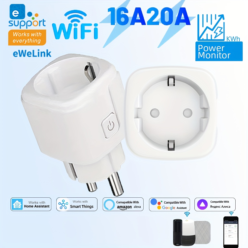 Smart Home Nest - EWeLink Akıllı WiFi Soketi AB Uzaktan