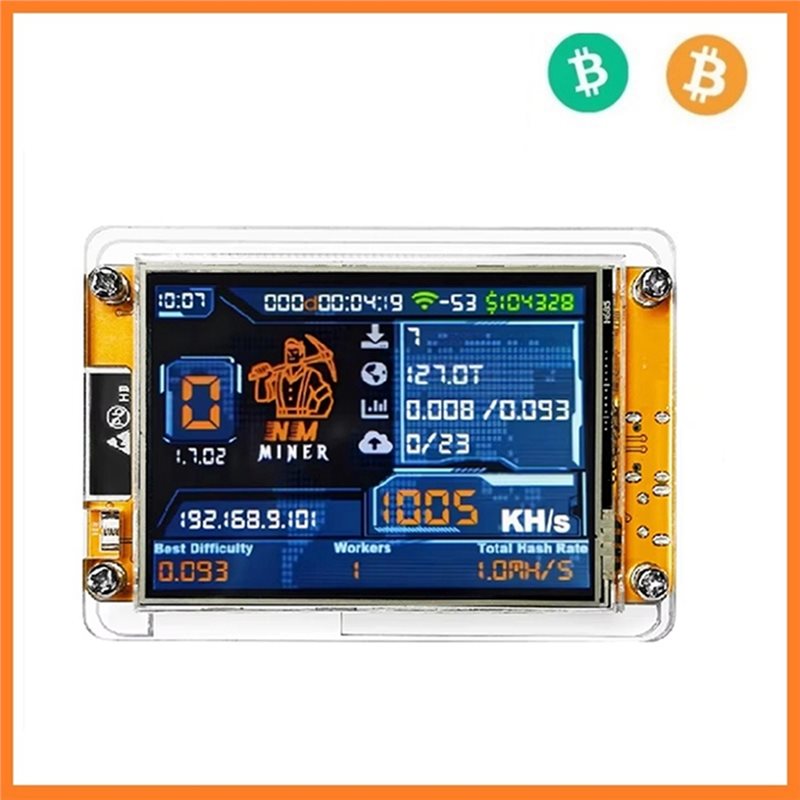 6X 1000KH/S Nmminer Nerdminer+ - Upgrade Smart Home incelemesi ve fiyatı