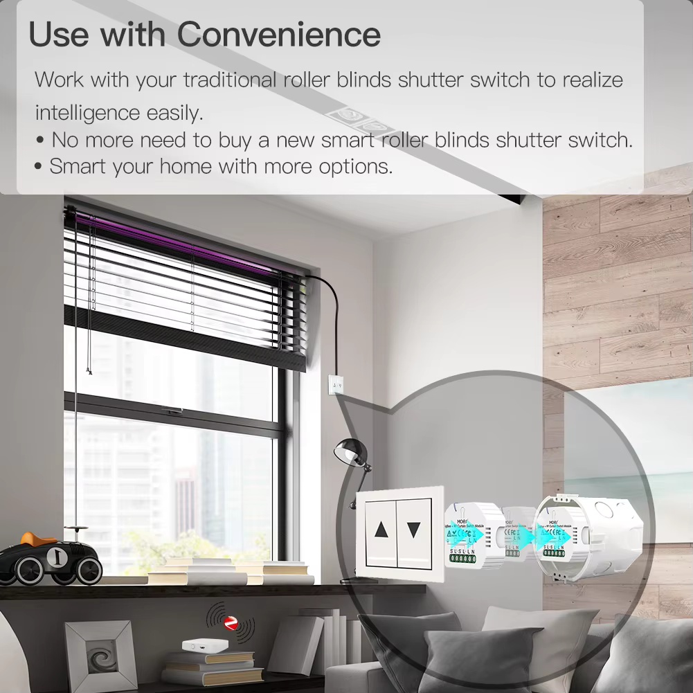 MOES ZigBee Akıllı RF433 Perde - Curtain Motor incelemesi ve fiyatı