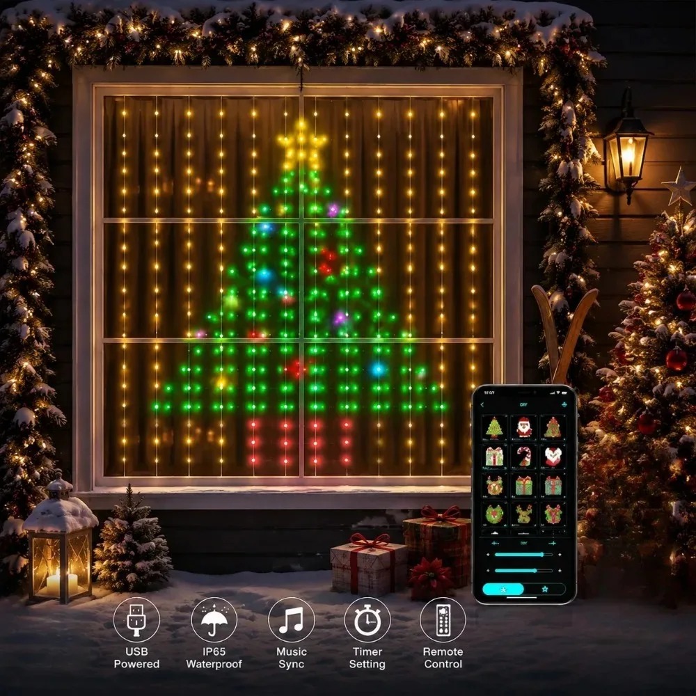 Noel Işık Zinciri LED Perde Iş - Smart Home Lighting Control incelemesi ve fiyatı