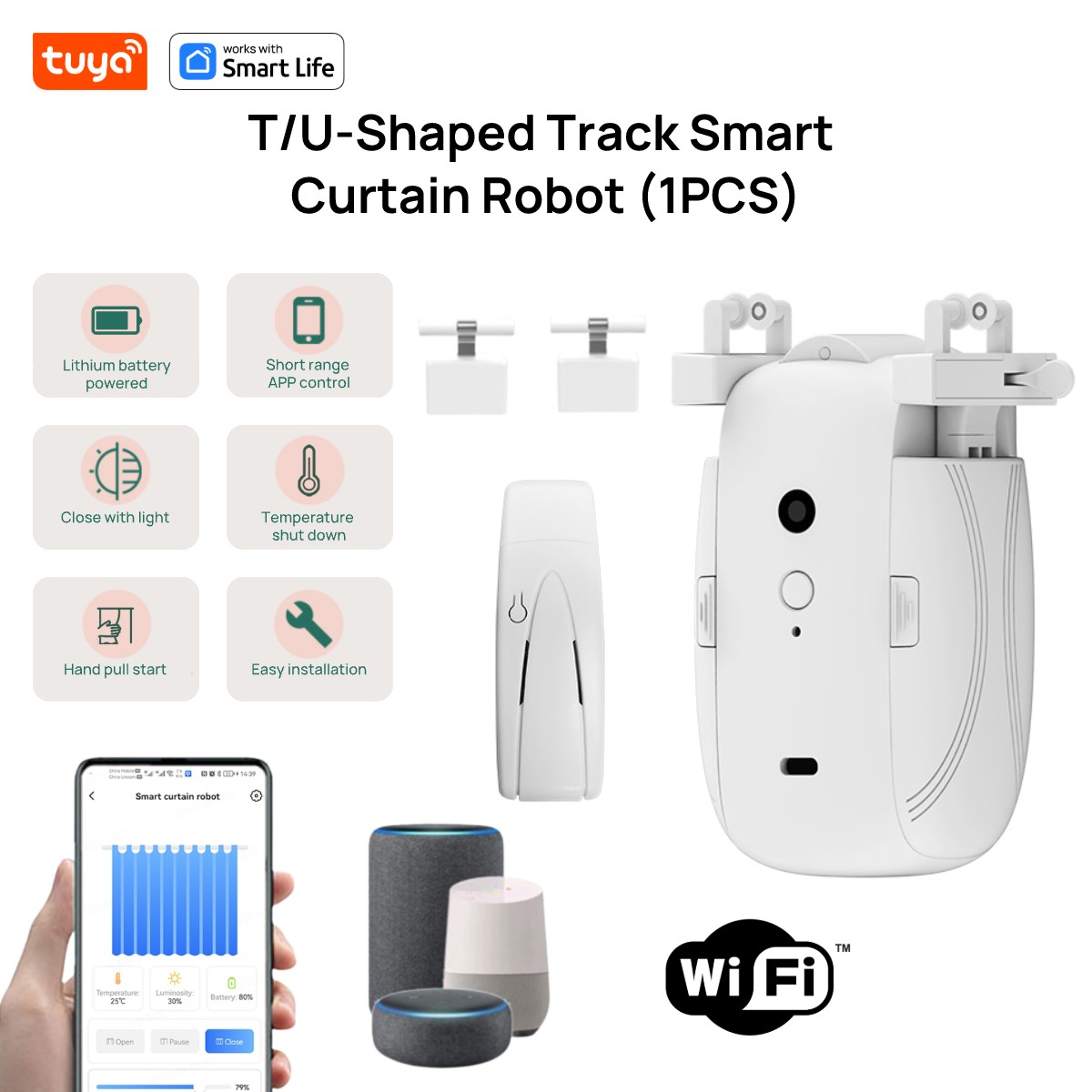 Tuya Akıllı WiFi Perde Robotu  - Smart Home Nest incelemesi ve fiyatı