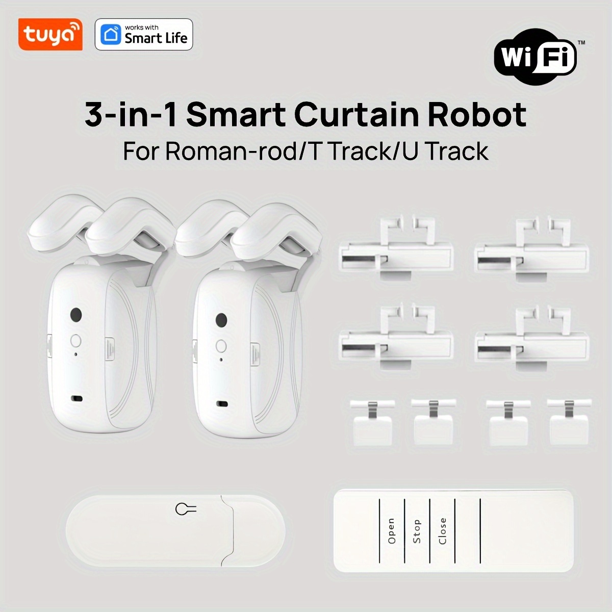 1/2 ADET Tuya Akıllı WiFi Perd - Smart Home Nest incelemesi ve fiyatı