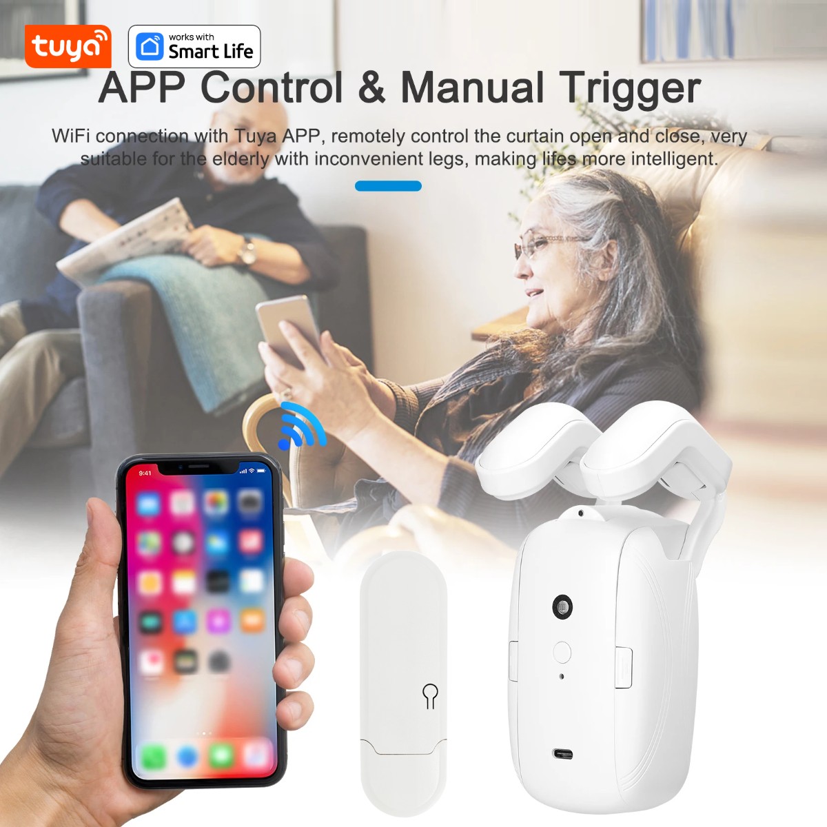 1/2 ADET Tuya Akıllı WiFi Perd - Smart Home Nest incelemesi ve fiyatı