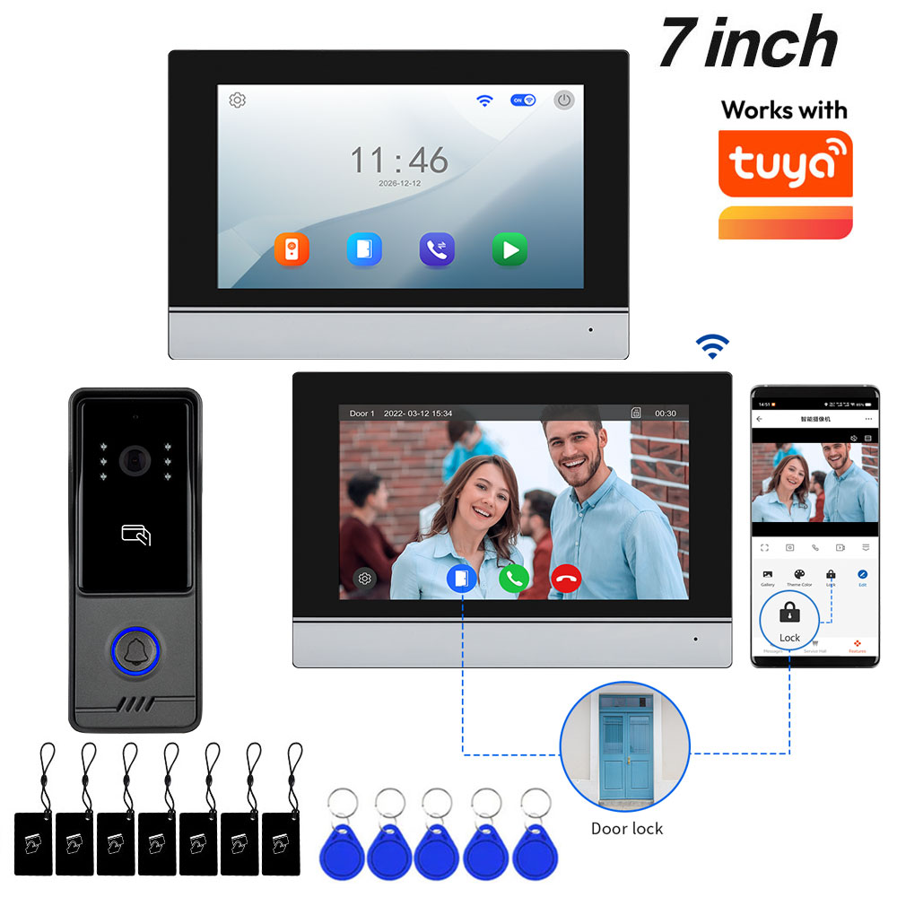 Tuya Uygulaması Akıllı Wifi 4  - Smart Home Video Doorbell App incelemesi ve fiyatı