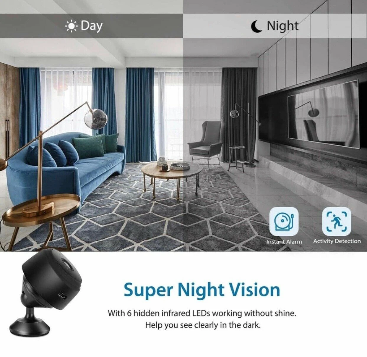 HD 1080P Mini Akıllı Ev Kamera - Smart Home Kamera incelemesi ve fiyatı