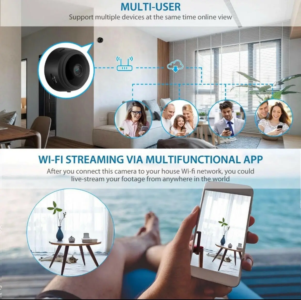 HD 1080P Mini Akıllı Ev Kamera - Smart Home Kamera incelemesi ve fiyatı