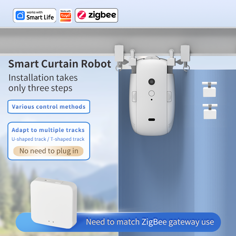 Zigbee Akıllı Perde Sürücü Rob - Curtain Motor incelemesi ve fiyatı