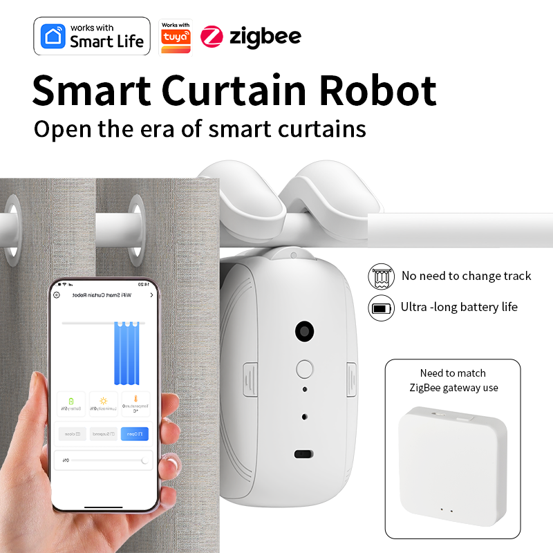 Zigbee Akıllı Perde Sürücü Rob - Curtain Motor incelemesi ve fiyatı