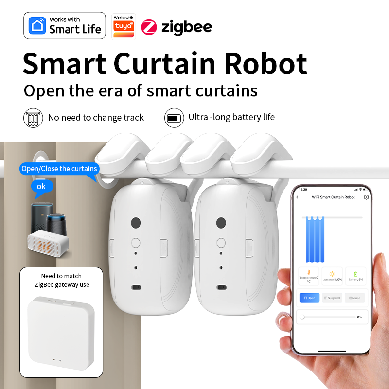 Zigbee Akıllı Perde Sürücü Rob - Curtain Motor incelemesi ve fiyatı