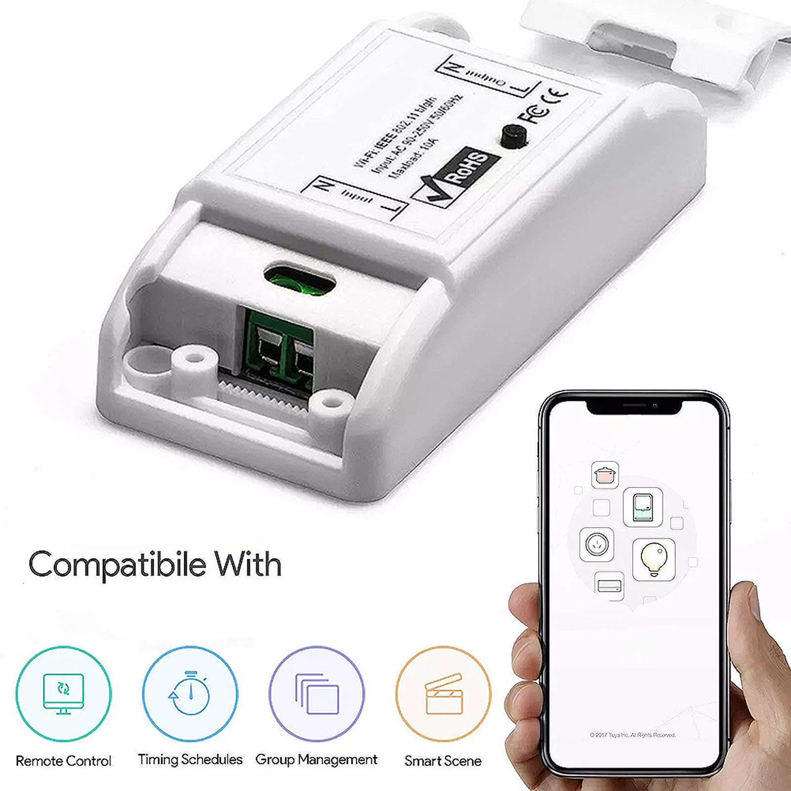 1 Adet WiFi Akıllı Ev Anahtarı - Smart Home Lighting Control incelemesi ve fiyatı