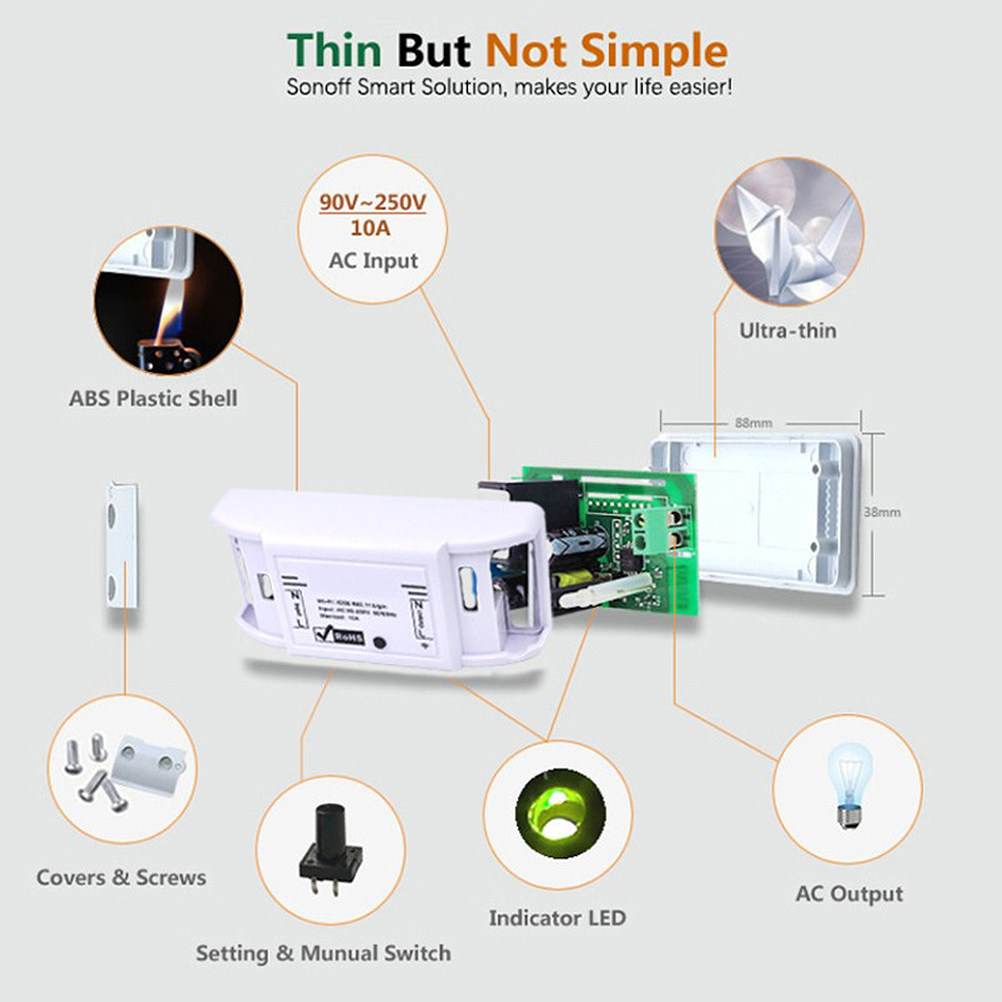 1 Adet WiFi Akıllı Ev Anahtarı - Smart Home Lighting Control incelemesi ve fiyatı